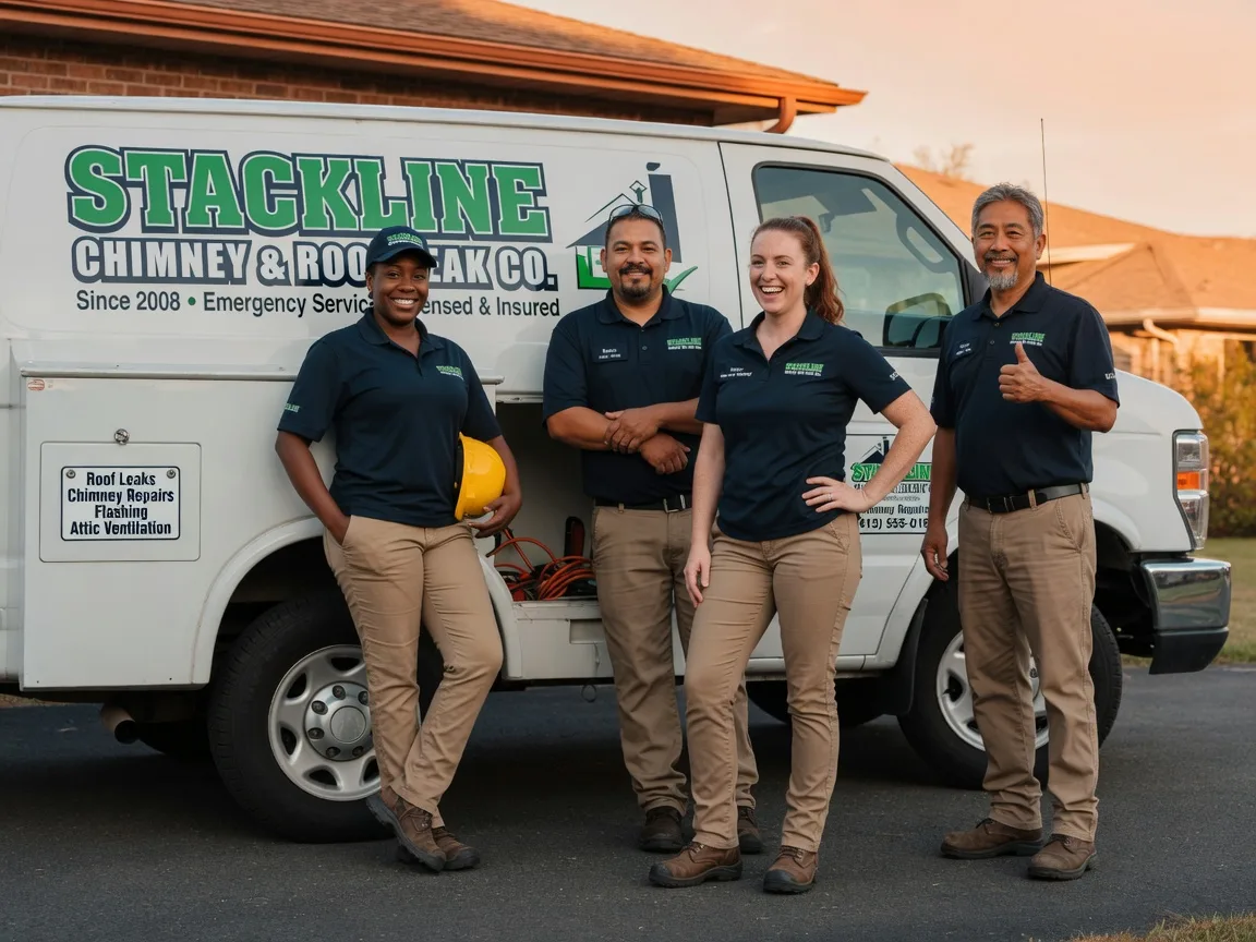 Chimney flashing repair company in Thomas, OK